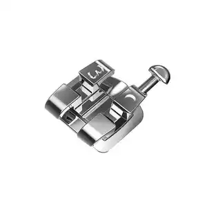 Halterung kiefer ortho pä dische Mini Elite Brackets für Zähne Mini Typ Roth/MBT 022/018 Schlitz laser Markiert mit Haken, Ligation halterung