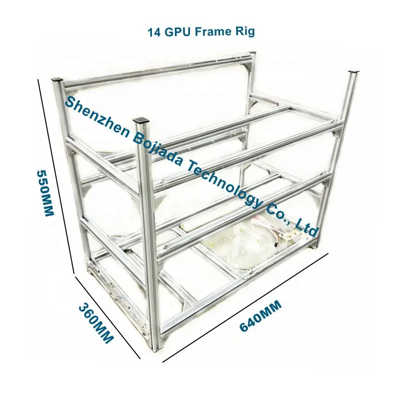 6 8 12 14 16 18 19 20 Open Air Computer Rig Case GPU scheda grafica Rack telaio