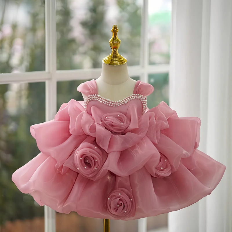 open lace back dress Confetti Party Dress 7 Years