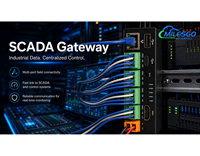 Gateway SCADA Industrial Milesgo HMI1004-ARM, Controlador HMI IoT Web, Compatible con Modbus, BACnet, OPC UA, MQTT para BMS