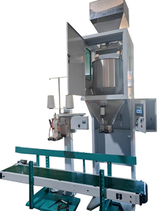 Machine d'emballage semi-automatique pour granulés de bois de 10 à 50 kg avec système de pesage et de couture - Product Image 5