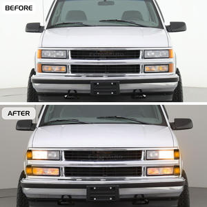 Lot de 4 feux de position latéraux avant à LED ambre pour Chevrolet <span class=keywords><strong>Silverado</strong></span> C10 Pickup Truck GMC Suburban Tahoe, clignotants - Product Image 6