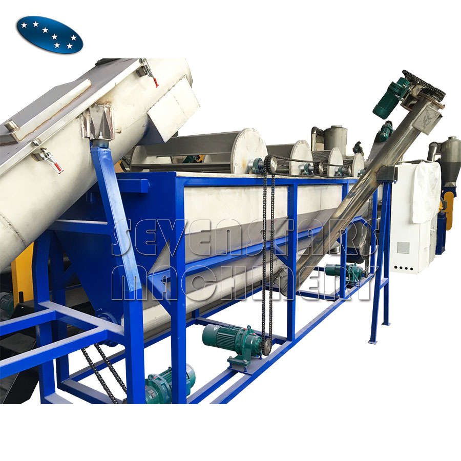 Машина для переработки отходов ПП ПЭТ пластиковых бутылок, машина для переработки полиэфирного штапельного волокна