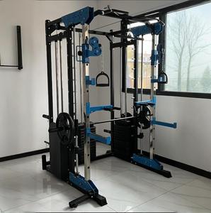 Gym Equipment Half Cage Power Rack Gym Multifunctional Commercial Smith Machine <strong>Frame</strong> Squat Trainer - Product Image 1