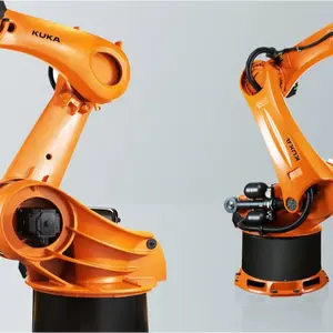 KR 20 r1810robot industri lengan 6 sumbu, muatan 20kg dengan pegangan Robot bongkar muat untuk penanganan palletisasi