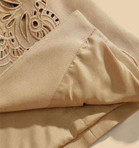 เสื้อกั๊กปักลายดอกไม้มีรูสำหรับผู้หญิง2025ใหม่ฤดูใบไม้ผลิฤดูร้อนหรูหราทันสมัย - Product Image 5