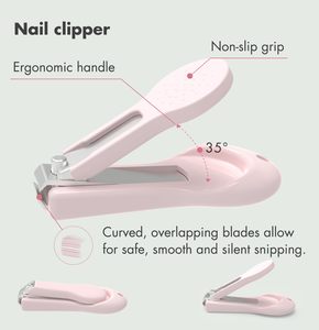 <span class=keywords><strong>Kit</strong></span> portátil <span class=keywords><strong>para</strong></span> el cuidado de las uñas <span class=keywords><strong>para</strong></span> niños, niños y <span class=keywords><strong>niñas</strong></span>, juego de bebé con cortaúñas, tijeras, Lima y pinzas hechas de plástico - Product Image 3