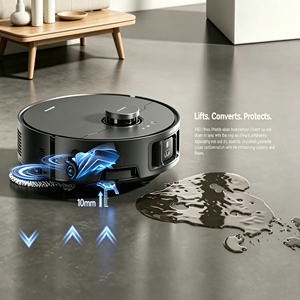 DREAME L60 <strong>PRO</strong> Ultra Corner <strong>Brush</strong> Anti Tangle <strong>Brush</strong> LDS Navigation Pet Hair Clean Whole House Hot Water Mop Wash Smart Robot - Product Image 6