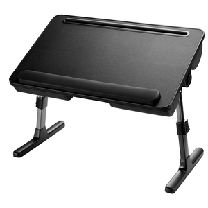 <span class=keywords><strong>Tablette</strong></span> pour <span class=keywords><strong>ordinateur</strong></span> <span class=keywords><strong>portable</strong></span> 2-en-1 avec coussins doux - <span class=keywords><strong>Tablette</strong></span> réglable pour <span class=keywords><strong>lit</strong></span> et canapé - Repose-poignets, support pour iPad, cuir antidérapant - Product Image 6