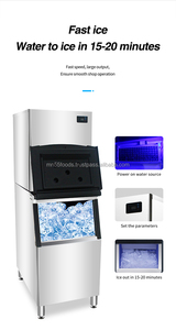 เครื่องทำน้ำแข็งเชิงพาณิชย์ขายส่งโดยตรง ขนาด 10-25 กก. พร้อมมอเตอร์ สำหรับซูเปอร์มาร์เก็ต - Product Image 6
