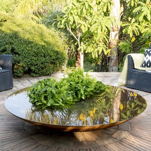 Décoration de jardin Table à eau carrée rouillée <span class=keywords><strong>Fontaine</strong></span> en <span class=keywords><strong>acier</strong></span> <span class=keywords><strong>corten</strong></span> Caractéristique de l'eau - Product Image 5