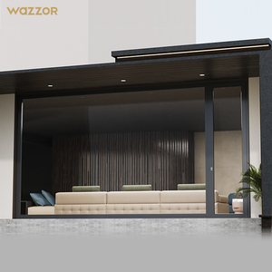 Puertas de Seguridad Wazzor para el Hogar <span class=keywords><strong>en</strong></span> <span class=keywords><strong>Venta</strong></span>, Aprobadas por <span class=keywords><strong>Miami</strong></span>-Dade, Resistentes a Huracanes, de Aluminio con Doble Bisagra - Product Image 1