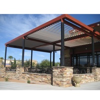 3x3 3x4 4x3 4x4 4x5 4x6 6x3 6x4 6x5 6x6m yan ile açık alüminyum tente pergola