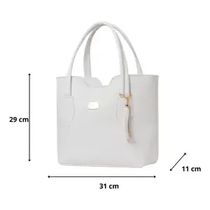 Sac à main en crochet pour femme Fana Kailila, décoré d'une chaîne en diamant blanc, élégant sac fourre-tout à bandoulière pour un usage quotidien - Product Image 4