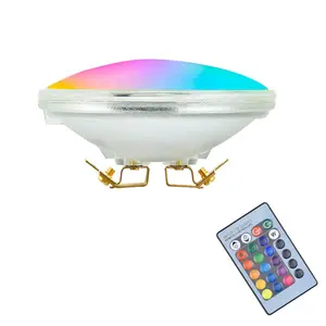 LED RGB PAR36 9W AC/DC 12V Impermeabile piscina lampada subacquea luce