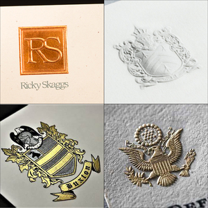 Tùy chỉnh vàng lá đóng dấu nổi kinh doanh thực hiện letterheads trống bù đắp lớn lên thermography in ấn giấy trong A5 phong bì - Product Image 3