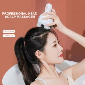 Hot Selling Electric Wireless Portable Smart Handheld Vibrating Multi-mode USB Rechargeable 900mAh Soft Silicone Head <b>Massager</b> - Product Image 5
