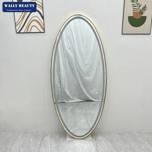 Espejo de Salón de Lujo con Luces LED, Estación de Peluquería Elegante para Salón de Belleza, Estación de Peluquería con Espejo - Product Image 2