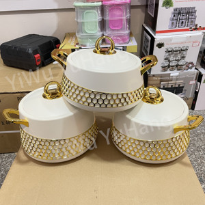 RTS Luxury Stainless Steel <strong>Food</strong> <strong>Warmer</strong> Golden Chafing Dishes Set for Hotel <strong>Buffet</strong> Catering Elegant Catering Equipment - Product Image 2