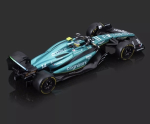 1:43 Aston Martin F1 modelo AMR23 fórmula coche simulación cabeza Guy Alonso coche modelo - Product Image 3