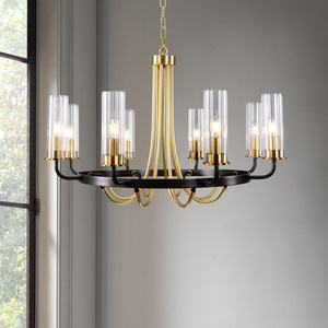 Postmodern Luxury All-Copper Chandelier Minimalist Nordic Style for <b>Dining</b> Living Study Bedroom Enhancing Villa Ambience - Product Image 3