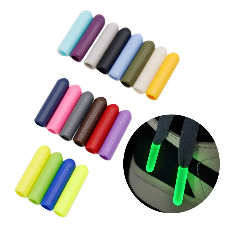 REWIN all'ingrosso 5MM x 22MM puntale per lacci delle scarpe in plastica riflettente per scarpe da ginnastica punte per lacci delle scarpe stringhe con cappuccio