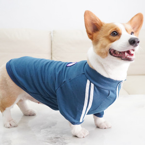 Sudadera deportiva para perros, color rojo rosa y azul, ropa para mascotas para todas las estaciones, para perros pequeños como Corgis y Bichons - Product Image 2