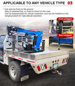 מחיר המפעל מיני טנדר משאית 1 טון 2 טון 3 טון עם כבל winch למכירה - Product Image 5