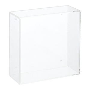 Clear Custom DIY Acrylic Coin Display Rack Custom Logo 3-5mm Thickness Transparent Wall <b>Mount</b> Hanging Shadow Box <b>Frame</b> - Product Image 5