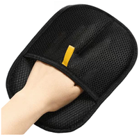 Gants de grattoir de brosse d'artefact écologiques pour l'épilation d'animal familier