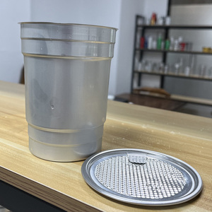 <span class=keywords><strong>2025</strong></span> Phong Cách Mới 100% Có Thể Tái Chế Dùng Một Lần Nhôm Tùy Chỉnh 500Ml Tái Chế Ly Cà Phê Cho Bar Đảng - Product Image 2