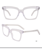 Svoryc chine — lunettes transparentes, surdimensionnées, monture en acétate, montures optiques