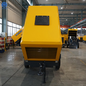 Compresseur d'air diesel portable CSH175A-8 185 Cfm 145 Psi 8 Bar 36,8 Kw avec remorque pour le sablage - Product Image 4