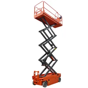 6M 8m 10m 12m 14m 16m Mobile scissor hydraulic lift electric used scissor lifts aerial work platform