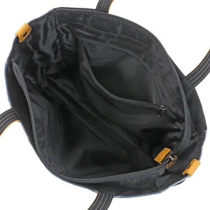 Fashion denim stitching <b>tote</b> <b>bag</b> simple casual <b>nylon</b> striped women's <b>bag</b> striped multicolor <b>tote</b> <b>bag</b> - Product Image 4