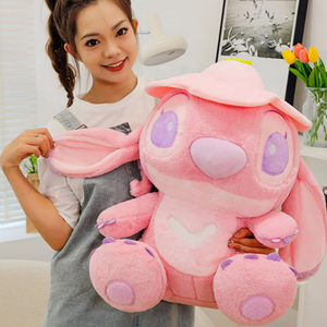 Peluche de Stitch, <span class=keywords><strong>Lilo</strong></span> & Stitch, Angel, Juguete de Peluche Adorable, Regalo de Cumpleaños, Peluche de Anime Súper Suave, Alivio del Estrés, Personalizado, Directo de Fábrica, Muñeco - Product Image 6