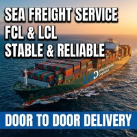 Expédition maritime LCL DDP de Chine vers les États-Unis, l'Amérique, le Canada, le Royaume-Uni, porte à porte, transitaire logistique le moins cher, service express