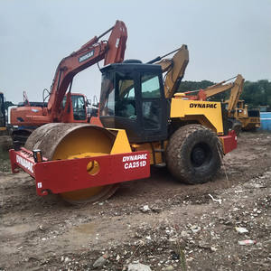 Rodillo Compactador de Neumáticos Usado Dynapac CA251D de Alta Potencia, Motor Diésel 5.5kW, 11t de Peso, Conducción Cómoda, Tambor Único, Rueda de Acero, Motor 2023 - Product Image 4