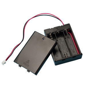 3AA porta batterie con coperchio e interruttore batteria 4.5V con cavo e connettore XHP-2 JST - Product Image 3