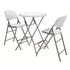 Chaises de table de cocktail pliables en plastique pour bar rond Diamètre 32 pouces 80 cm Vente en gros - Product Image 5