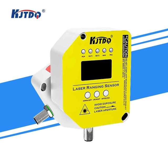 Long Range 500m Laser Lidar Sensor with Ip64 20hz Refresh Rate Lcd Display for Outdoor/industrial Ranging Measurement New
