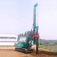 Foreuse rotative sur chenilles et roues FT Cummins Diesel 21m 25m 30m LR80, profondeur de forage max. 1000m, garantie 1 an, 80 KN.M PLC 30m