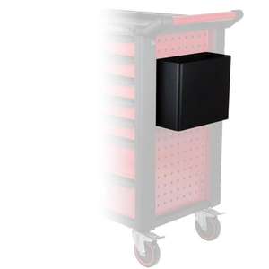 KS <b>TOOLS</b> - 826.9004 RACING line waste bin, black - EAN 4042146687741 <b>ROLLING</b> WORKSHOPS ACCESSORIES - Product Image 1