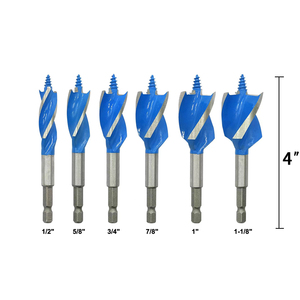 6 cái khoan khoan <span class=keywords><strong>bit</strong></span> thiết lập 1/2 ", 5/<span class=keywords><strong>8</strong></span>", 3/4 ", 7/<span class=keywords><strong>8</strong></span>", 1 "& 1-1/<span class=keywords><strong>8</strong></span>" Hex Shank thay đổi nhanh chóng Khoan Bits đối với gỗ cứng, gỗ mềm, nhựa - Product Image 3