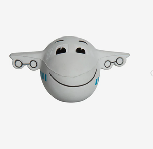 <span class=keywords><strong>Mini</strong></span> Avions Anti-Stress Personnalisés : Jouets à Presser en Forme d'Avion Souriant avec Logo Imprimé – Cadeau Promotionnel en Gros - Product Image 4