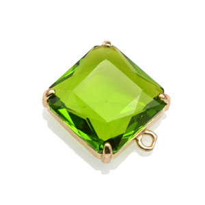 Collar con forma cuadrada de cristal, colgantes para pendientes de moda, muchos colores - Product Image 4