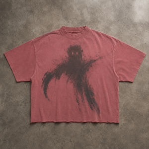 เสื้อยืดคัสตอมทรงครอป 300GSM ผ้าคอตตอนหนานุ่ม ซักย้อมสีแบบแอซิดวอช ทรงโอเวอร์ไซส์ บ็อกซี่ พิมพ์ลายกราฟิกประดับเพชร สไตล์สตรีทแวร์ เสื้อยืดผู้ชาย - Product Image 2