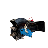 Nouvelle déchiqueteuse de souches et broyeur de bois multifonctionnel hydraulique ZM, mini et grand modèle, à fixer sur un mini-chargeur frontal, garantie 6 mois