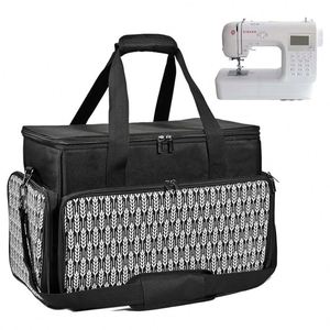 Échantillon gratuit : Sac de transport pour machine à coudre, sac fourre-tout multifonctionnel avec plusieurs poches de rangement - Product Image 3