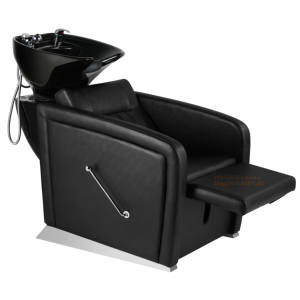 Şampuan sandalye ile seramik kase lavabo toptan fiyat; Şampuan kase ve sandalye saç salonu mobilyası; Yıkama saç sandalye sıcak satış - Product Image 5